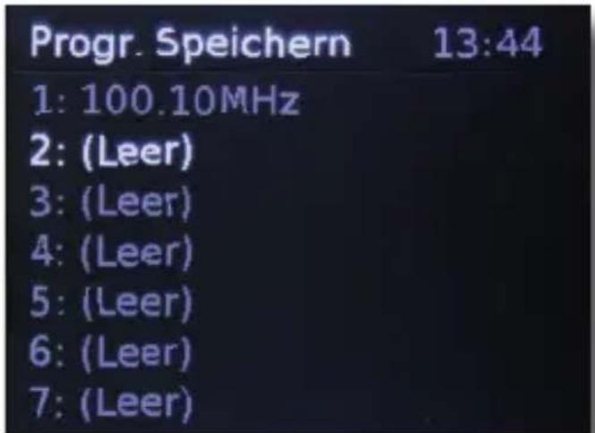 Telestar DABMAN d10 - Favoriten Sender (PRESET) abspeichern - 1