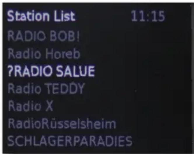Telestar DABMAN d10 - List of stations - 1