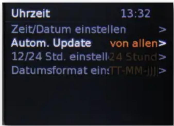 Telestar DABMAN d10 - Uhrzeit einstellen - 1