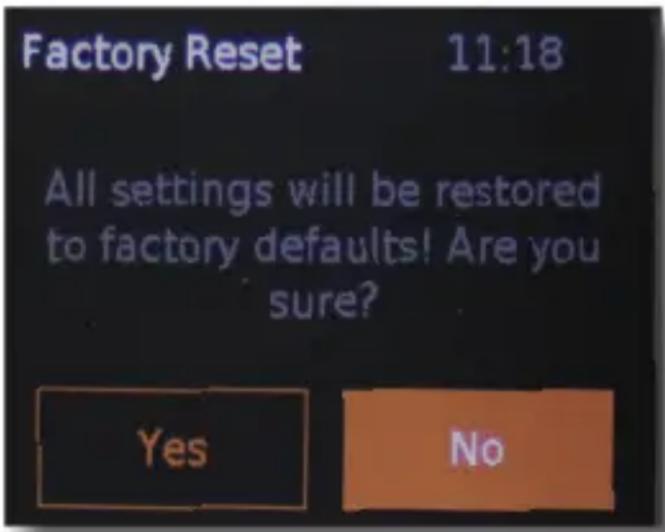 Telestar DABMAN d10 - Factory settings - 1