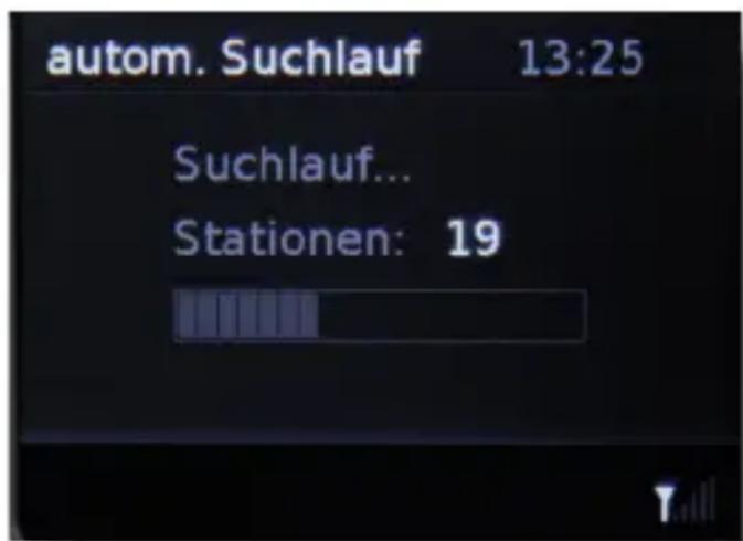 Telestar DABMAN d10 - DAB Suchlauf - 1