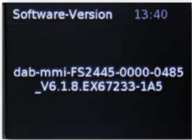 Telestar DABMAN d10 - Software Version - 1