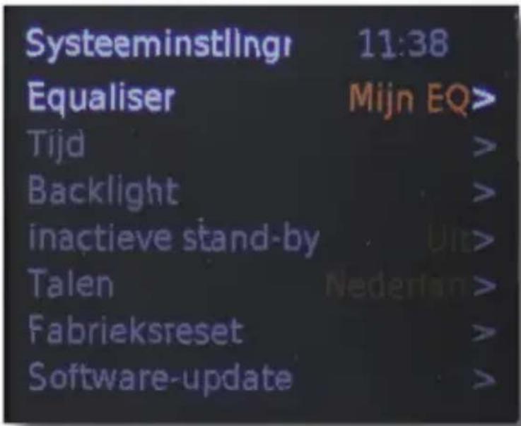 Telestar DABMAN d10 - NL 9.1.6. Systeeminstellingen - 1