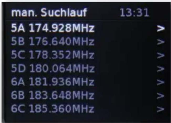 Telestar DABMAN d10 - Manueller Suchlauf - 1