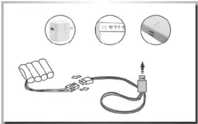 Carson MB Arocs - Charging procedure: - 1