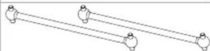 Carson Virus Race 4.1 - LENKGESTÄNGE • STEERING LINKAGE - 9
