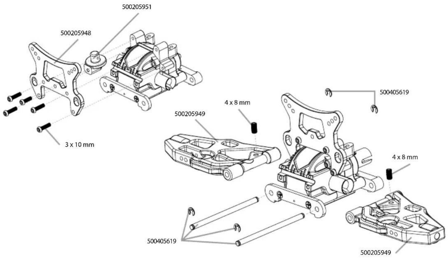 Carson Virus Race 4.1 - VORDERES DIFFERENZIAL • FRONT DIFFERENTIAL - 2