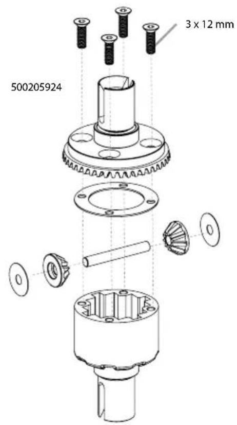 Carson Virus Race 4.1 - DIFFERENZIAL VORNE / HINTEN • DIFFERENTIAL FRONT / REAR - 2