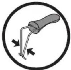 BESTRON AF370CO - OPERATION - Placement of the handle - 1