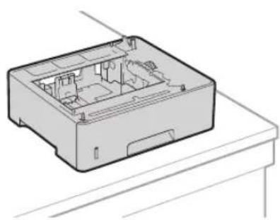 CANON imageCLASS D1620 - Install the paper feeder (optional). - 3