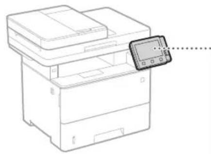 CANON imageCLASS D1620 - Inicie a operacao a partir do paine de operacoes - 1