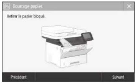 CANON imageCLASS D1620 - L'appareil ne fonctionne pas en cas de bourrage papier - 3