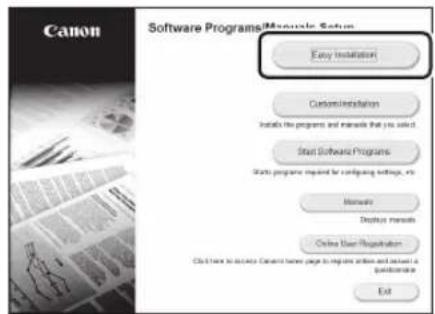 CANON imageCLASS D1620 - Installing the software - 2