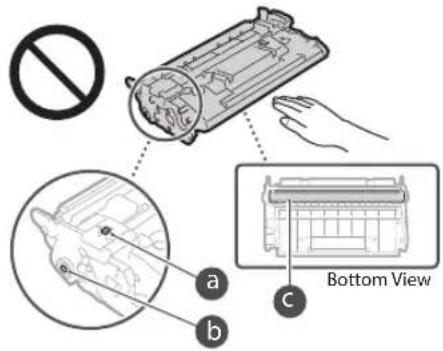 CANON imageCLASS D1620 - Handling the toner cartridge - 2