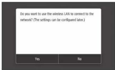 CANON imageCLASS D1620 - Specifying the connection method - 1