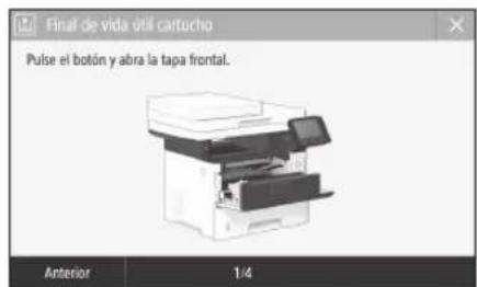 CANON imageCLASS D1620 - Sustituir el cartucho de tóner - 1