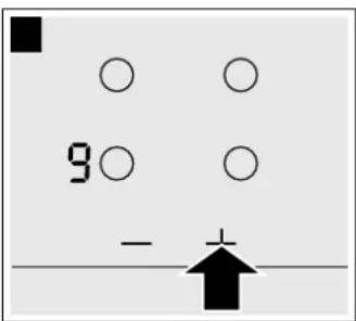 CONSTRUCTA CX5BS606 - Setting the heat setting - 2