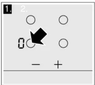 CONSTRUCTA CX5BS606 - Setting the heat setting - 1