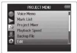 ZOOM H6 - Fractionnement de projets - 2