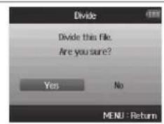 ZOOM H6 - Avec ↑↓, sélectionnez - 2