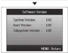 ZOOM H6 - Vérification des versions de firmware - 3