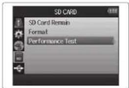 ZOOM H6 - Test des performances d'une carte SD - 2