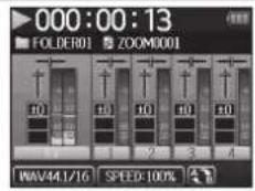 ZOOM H6 - Sélectionner le projet à lire dans la liste - 4