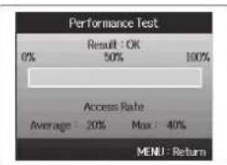 ZOOM H6 - Le test s'effectue. - 1