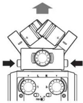 ZOOM H6 - Déconnexion du micro - 1