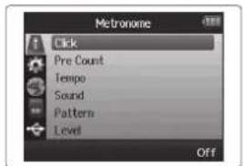 ZOOM H6 - Emploi du métronome - 3