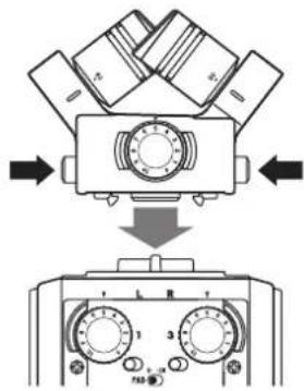 ZOOM H6 - Connexion du micro - 1