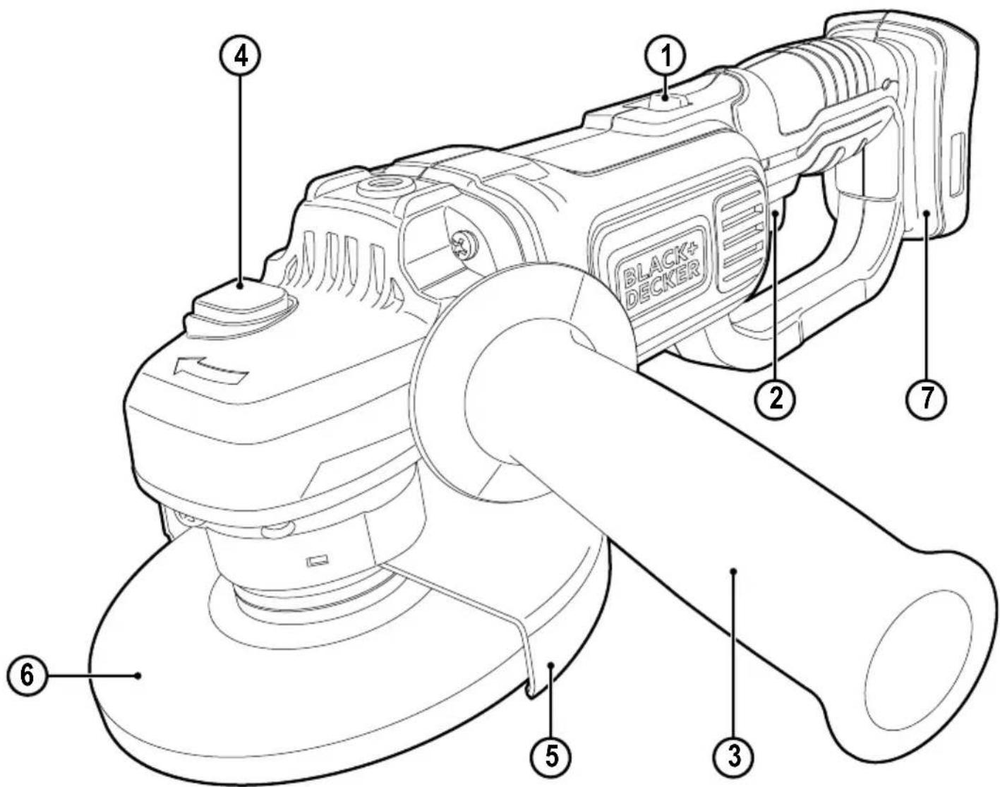 BLACK & DECKER BCG720M1 - 1