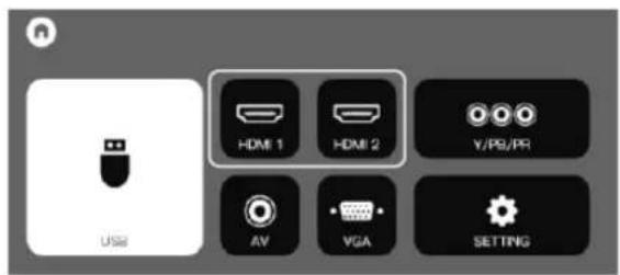 SALORA 60BFH3800 - Brancher à l'ordinateur par « VGA » - 1