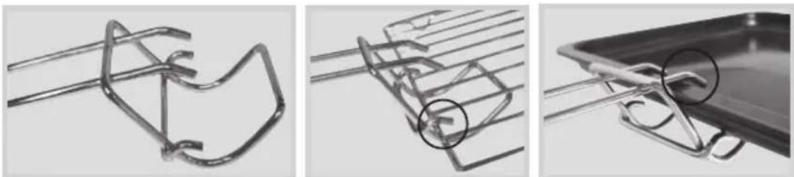 KORONA 57005 - Retrait de la plaque du four et/ou de la grille - 1