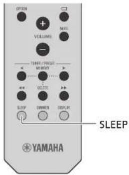 YAMAHA MCRB270D - Använda insomningstimern - 1