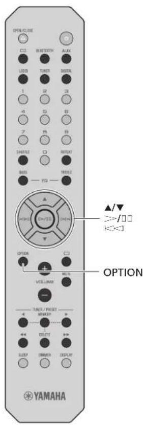 YAMAHA MCRB270D - Regolazione della qualità dell'audio - 1