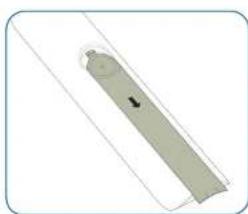 SAMSUNG SBBSS08NL1 - Installation des piles dans la télécommande (AAA x 2) - 1