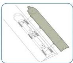 SAMSUNG SBBSS08NL1 - Installation des piles dans la télécommande (AAA x 2) - 3