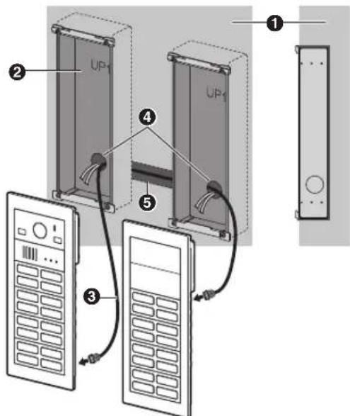 PANASONIC VLVM801EX - Installation de 2 cadres d'une station accueil - 1