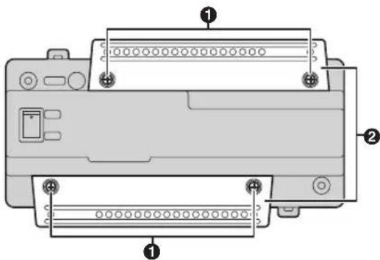 PANASONIC VLPS2410 - Branchement des fils CA et des fils CC - 2