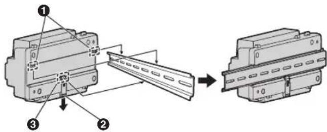 PANASONIC VLPS2410 - Fixation à un rail DIN - 1