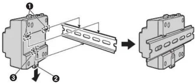 PANASONIC VLPS240 - Fixation à un rail DIN - 1