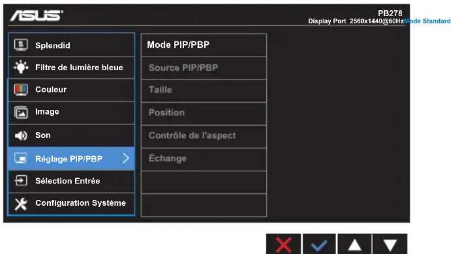 ASUS PB278QV - Réglage PIP/PBP - 1