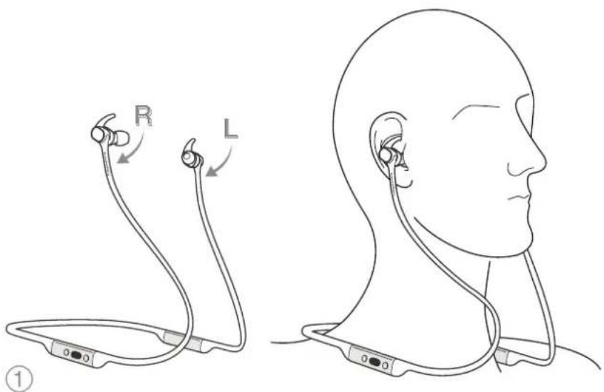 BOWERS & WILKINS PI3 - Come indossare le cuffie - 2