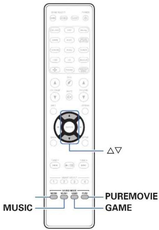 MARANTZ SR5014 - Sélection d'un mode d'écoute - 1