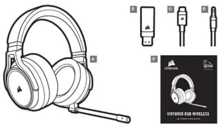 CORSAIR Virtuoso RGB Wireless - POUR DES PERFORMANCES SANS FIL OPTIMALES - 1
