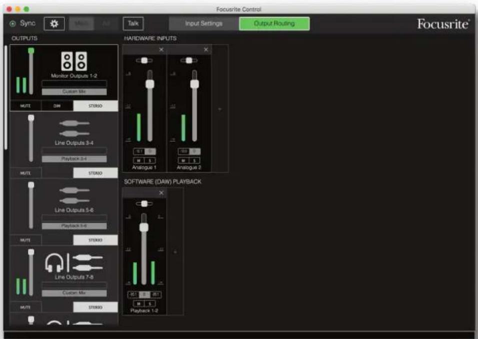 FOCUSRITE Scarlett 2i2 Studio - PAGE MIXAGE ET ROUTAGE - 2
