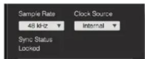 FOCUSRITE Scarlett 4i4 - Fréquence d'échantillonnage (Sample Rate) - 1