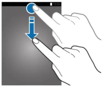 SAMSUNG Galaxy Tab A8 - Volet des raccourcis - 1