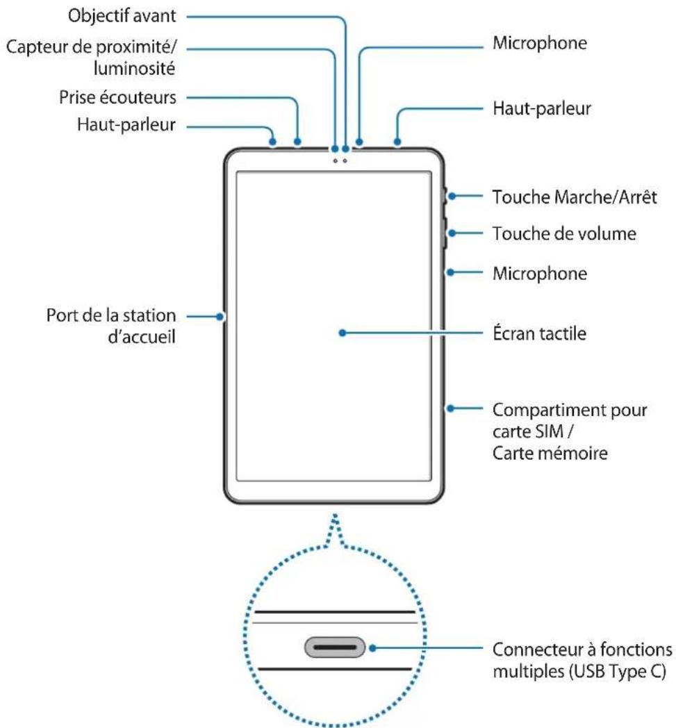 SAMSUNG Galaxy Tab A8 - Présentation de l'appareil - 1